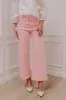 The Chloe Midrise Wide Leg Jean in Pink sold by Impressions