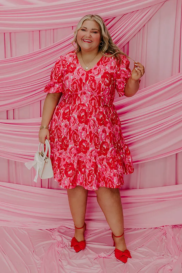 Pocket Full Of Roses Jacquard Mini Dress Curves sold by Impressions product image thumbnail 5