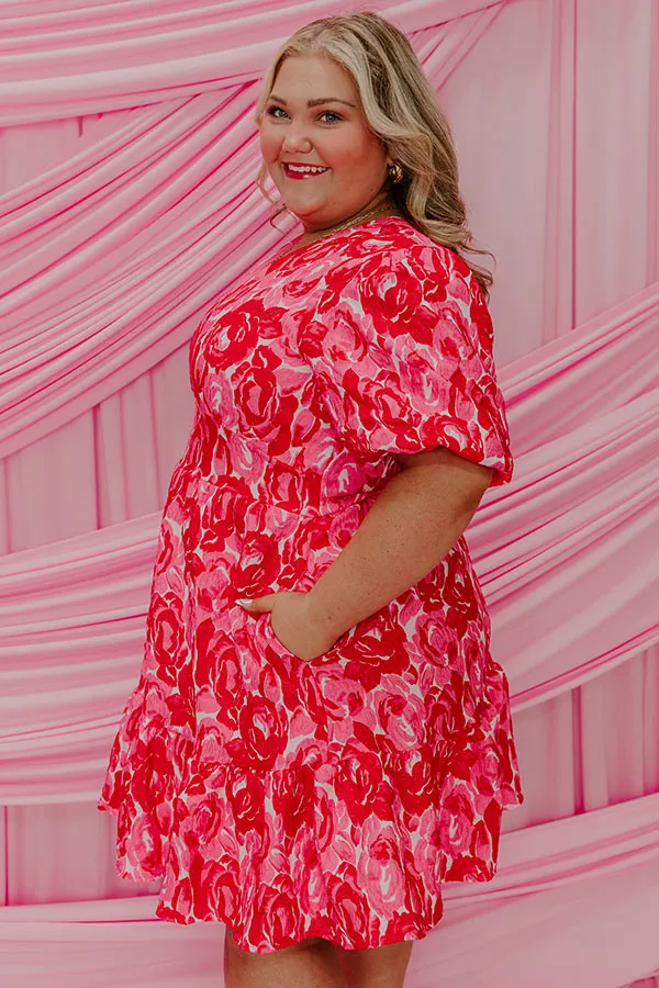 Pocket Full Of Roses Jacquard Mini Dress Curves sold by Impressions product image thumbnail 4