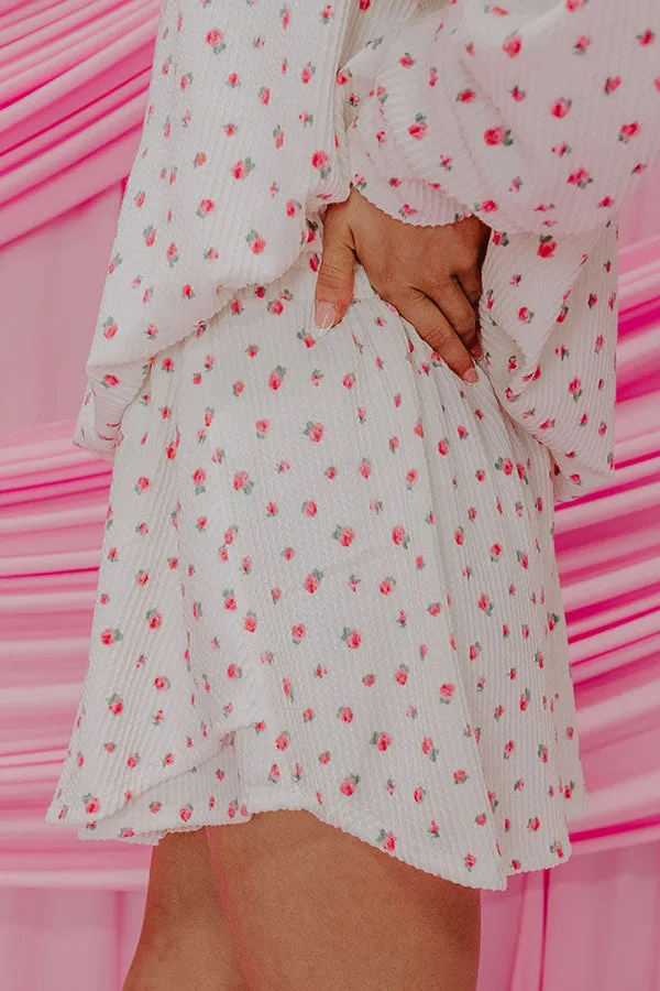 Life Full Of Roses High Waist Knit Skort sold by Impressions product image thumbnail 2