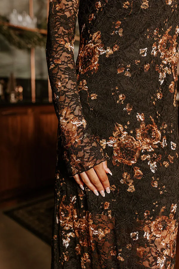 Romance In The Air Floral Lace Maxi Dress sold by Impressions product image thumbnail 2