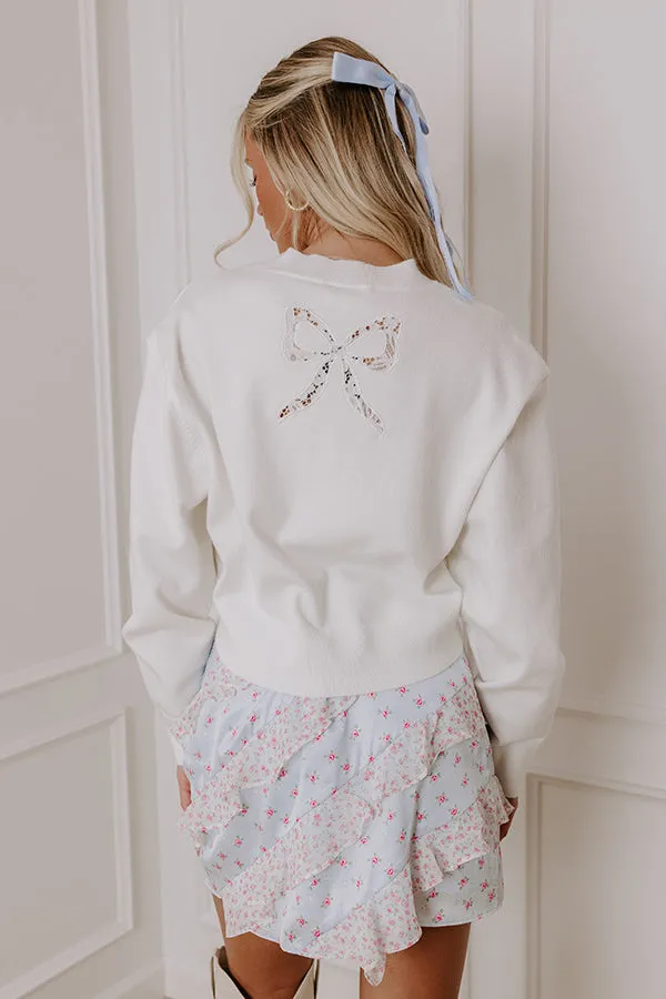 Cue The Charm Knit Sweater Top sold by Impressions product image thumbnail 3