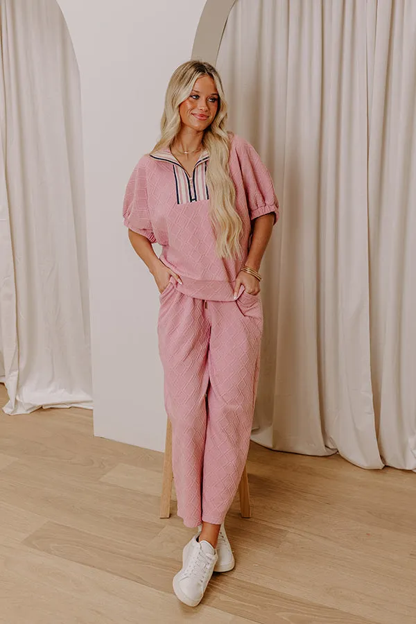 First Class Flight Knit Top in Pink sold by Impressions product image thumbnail 2