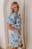 Chateau Chic Floral Button Down Mini Dress sold by Impressions