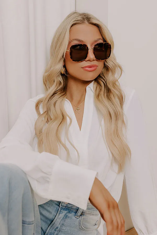 Freyrs Cosmo Square Sunglasses in Dark Tortoiseshell sold by Impressions product image thumbnail 4