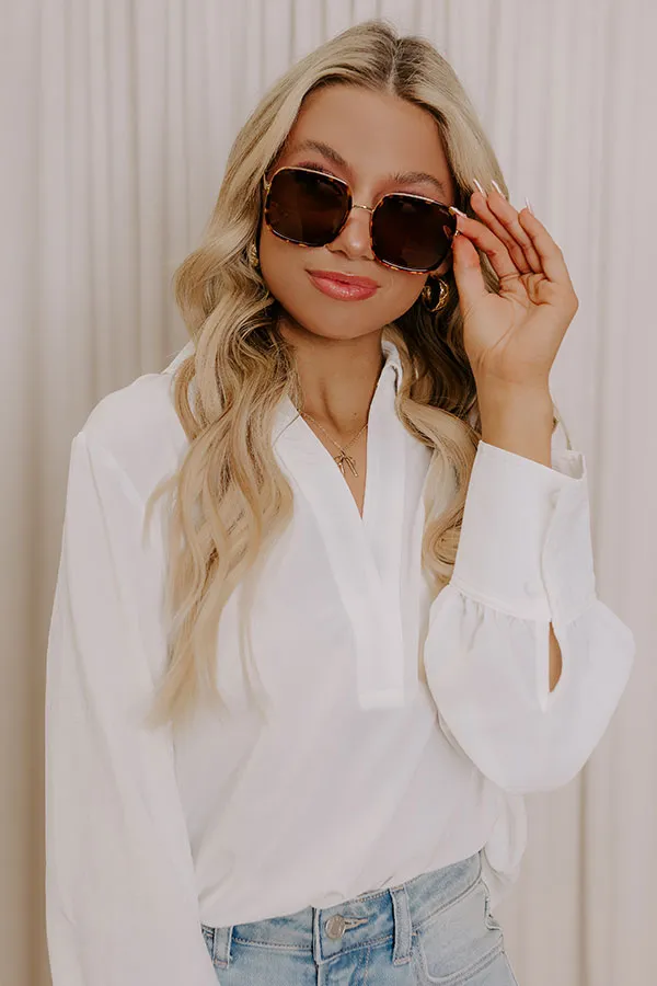 Freyrs Cosmo Square Sunglasses in Dark Tortoiseshell sold by Impressions product image thumbnail 2