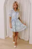 Sweet Embrace Floral Eyelet Mini Dress sold by Impressions