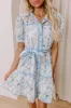 Sweet Embrace Floral Eyelet Mini Dress sold by Impressions