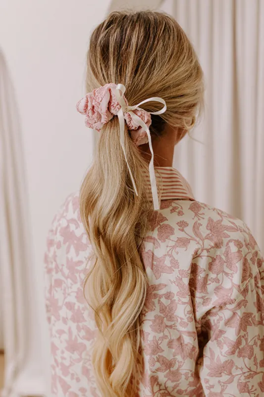 Chic Mindset Scrunchie in Ivory sold by Impressions