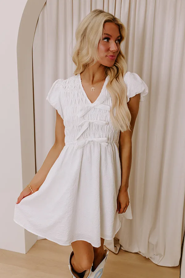 Coquette Dreams Smocked Mini Dress sold by Impressions product image thumbnail 3