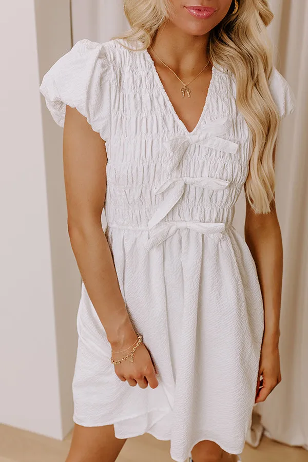 Coquette Dreams Smocked Mini Dress sold by Impressions product image thumbnail 4