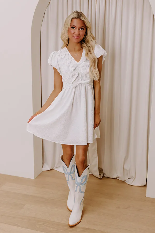 Coquette Dreams Smocked Mini Dress sold by Impressions