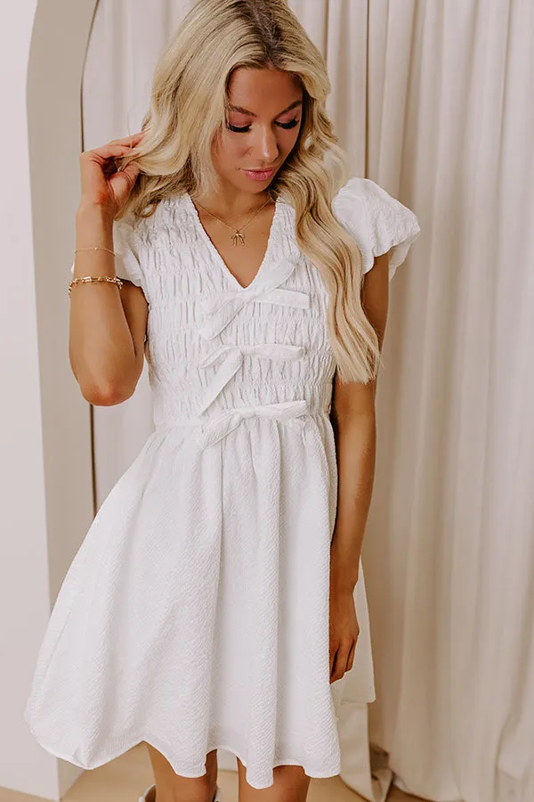 Coquette Dreams Smocked Mini Dress sold by Impressions product image thumbnail 2