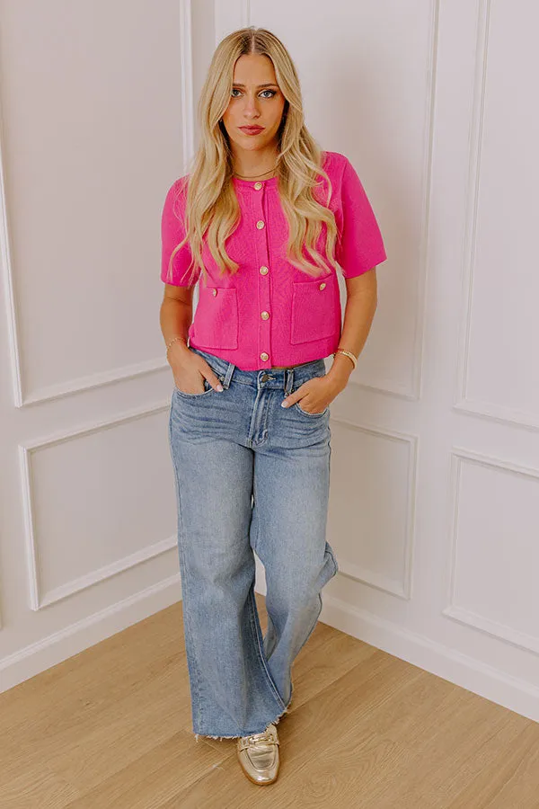 JUST USA Meredith High Waist Wide Leg Jean sold by Impressions