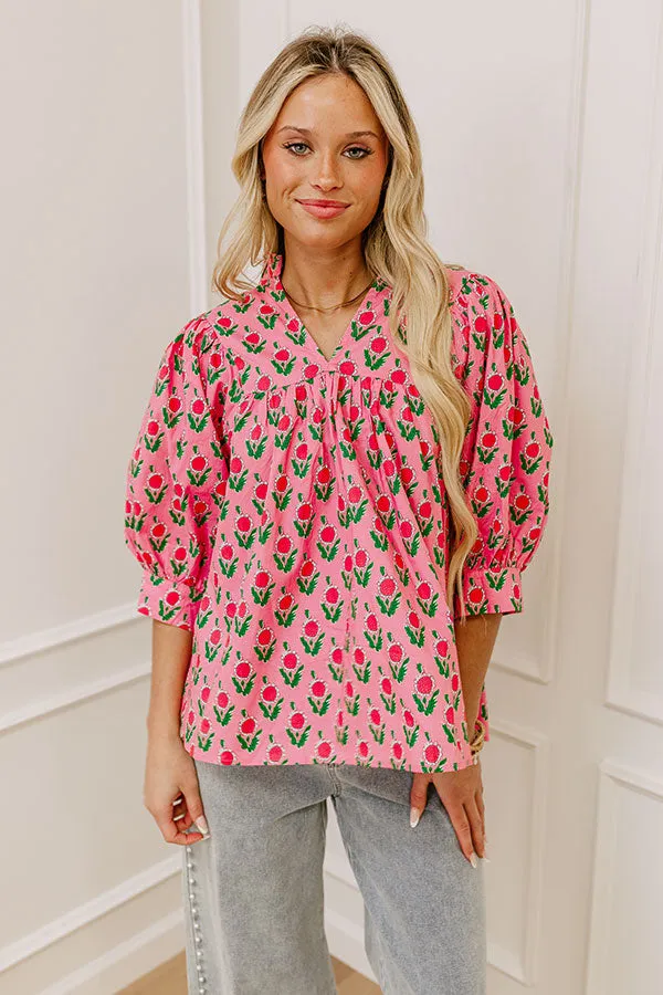 Boho Vibes Floral Top sold by Impressions