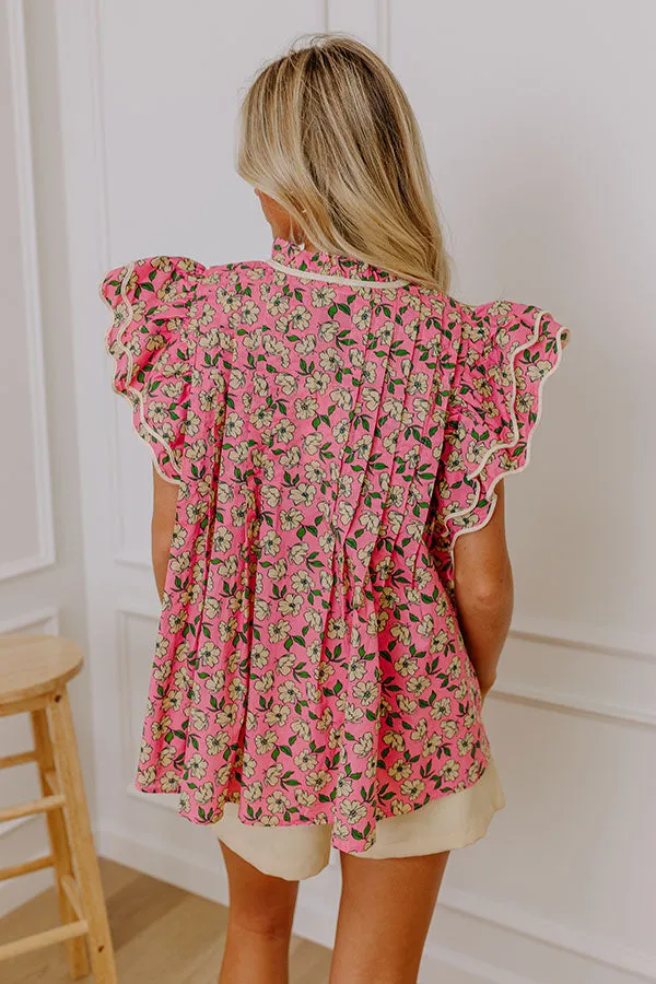 Brunch On The Patio Floral Top sold by Impressions product image thumbnail 5