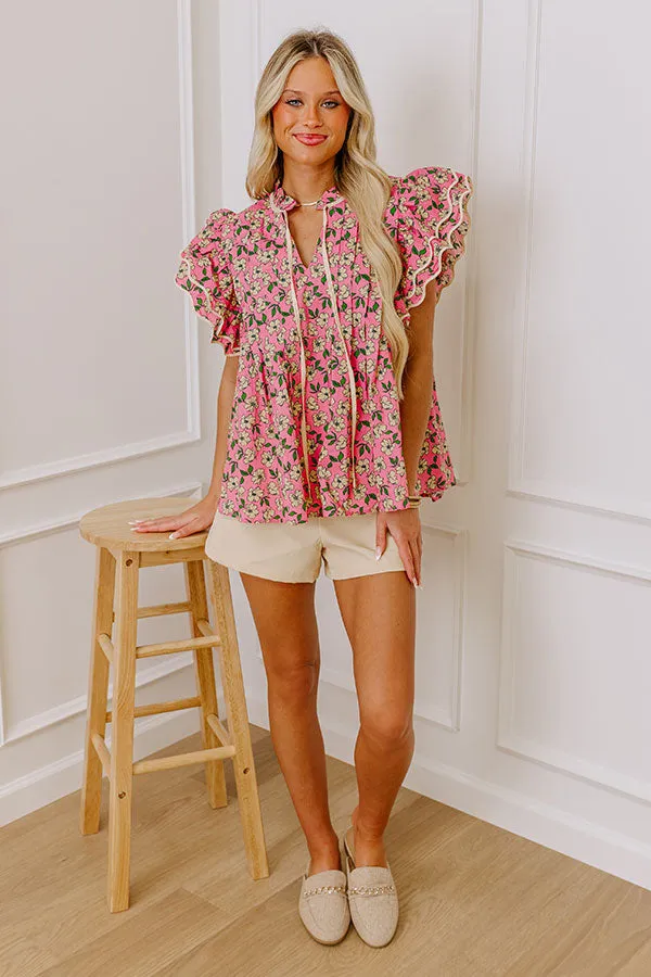 Brunch On The Patio Floral Top sold by Impressions product image thumbnail 2