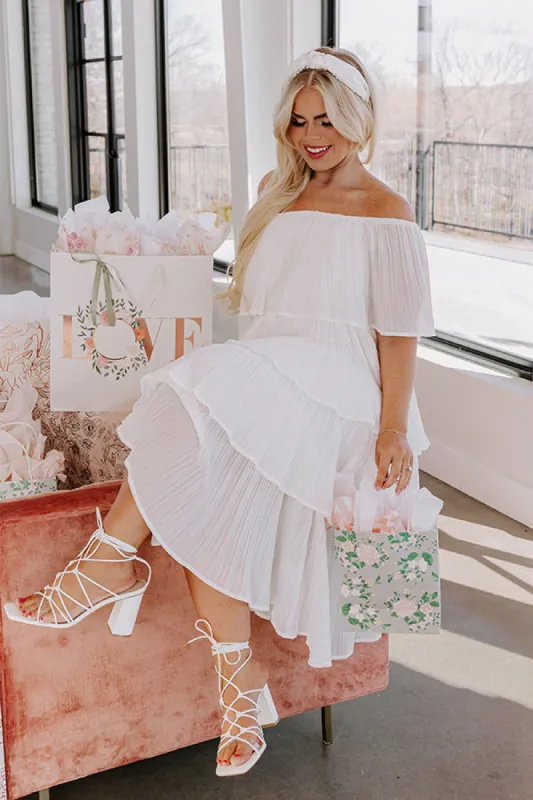 Patient And Kind Pleated Midi Dress Curves sold by Impressions