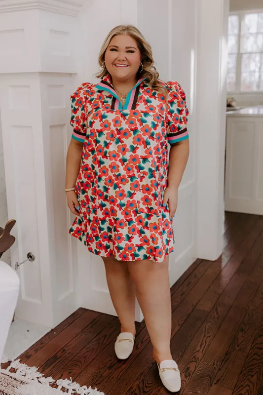 Sweet Blooms Mini Dress Curves sold by Impressions