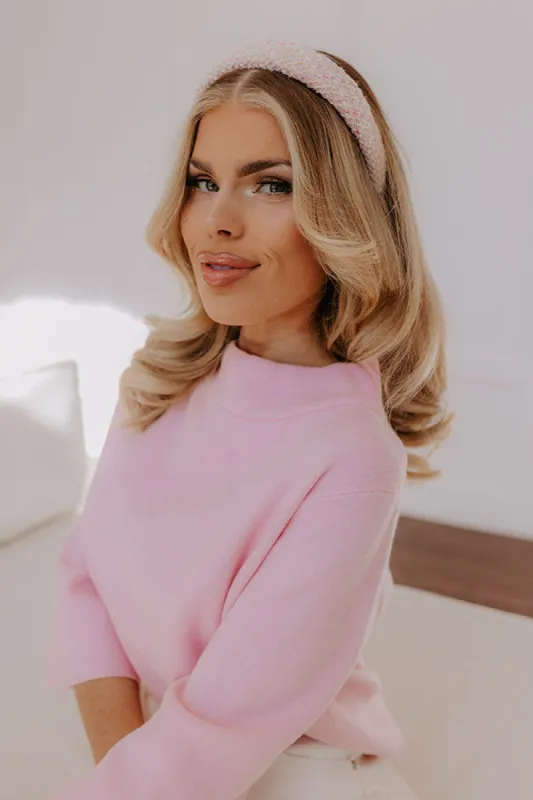 Full Of Love Tweed Headband in Ivory sold by Impressions