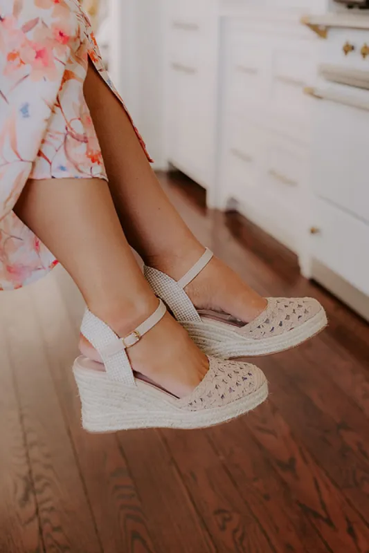 The Jemma Woven Wedge sold by Impressions