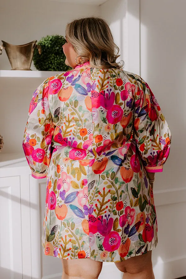 Life In Full Bloom Mini Dress Curves sold by Impressions product image thumbnail 5