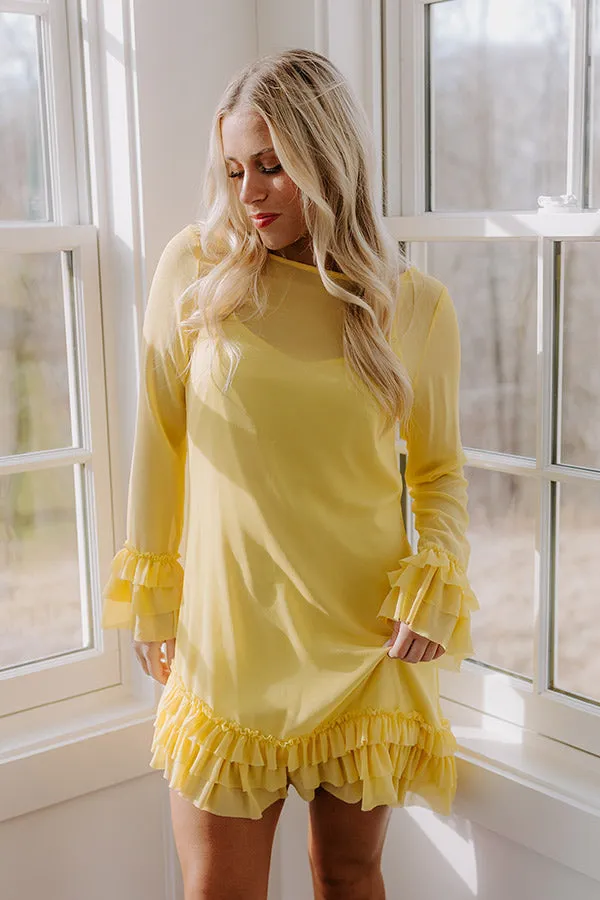 Sunny Views Chiffon Mini Dress sold by Impressions product image thumbnail 3