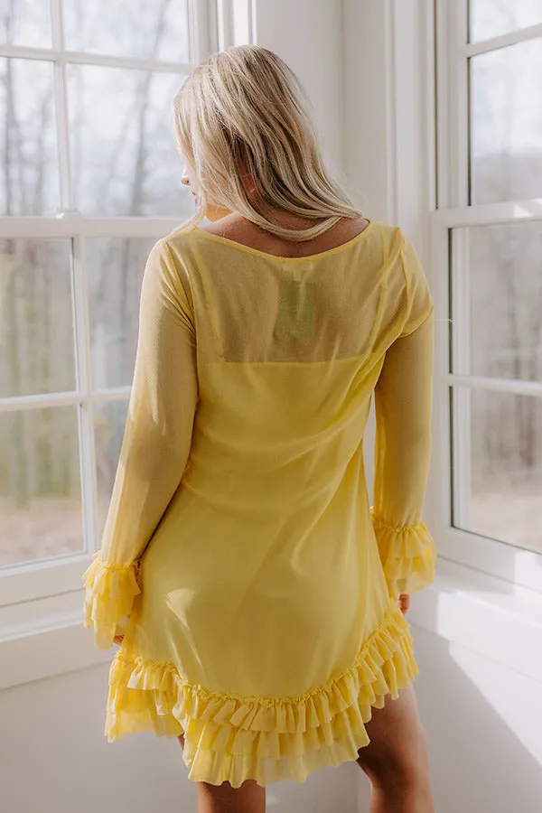 Sunny Views Chiffon Mini Dress sold by Impressions product image thumbnail 4