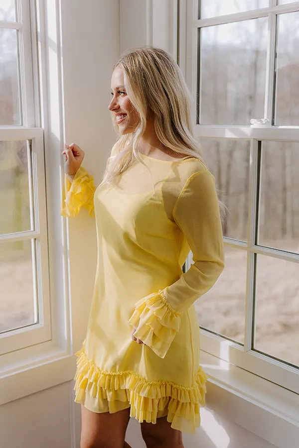 Sunny Views Chiffon Mini Dress sold by Impressions