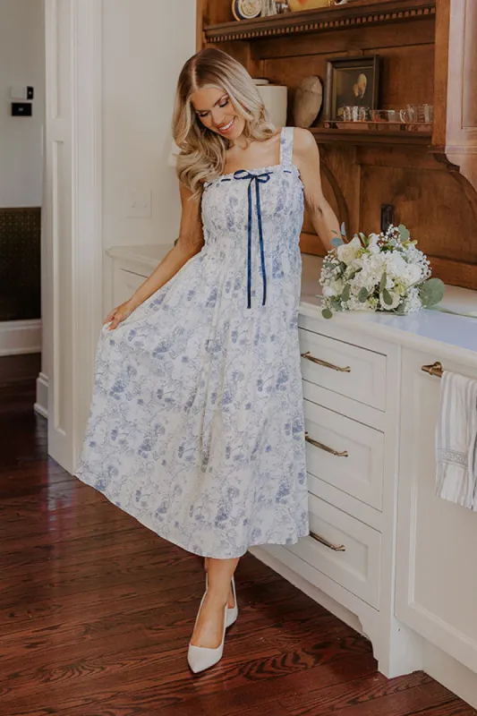 Chateau Charm Floral Midi made by entro