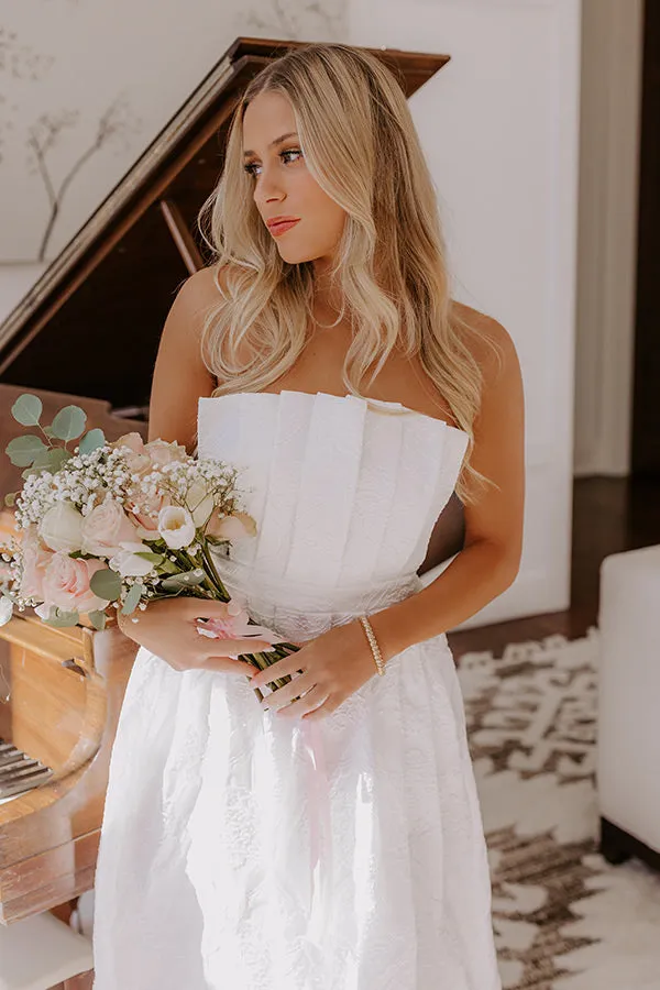 Night At The Gala Jacquard Midi in White sold by Impressions product image thumbnail 3