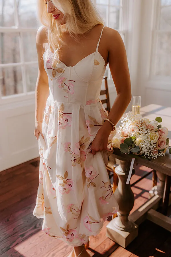 Serene Gardens Embroidered Midi Dress sold by Impressions product image thumbnail 2