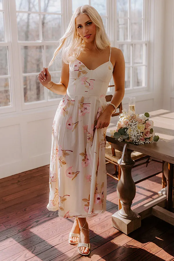 Serene Gardens Embroidered Midi Dress sold by Impressions product image thumbnail 4