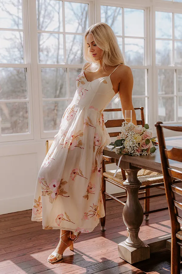 Serene Gardens Embroidered Midi Dress sold by Impressions