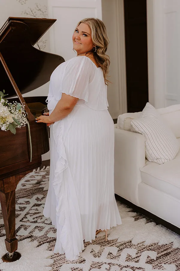 Lost In Your Eyes Pleated Maxi Dress Curves sold by Impressions product image thumbnail 4