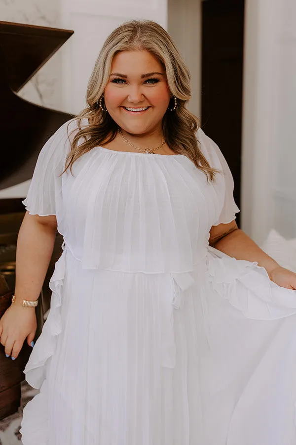 Lost In Your Eyes Pleated Maxi Dress Curves sold by Impressions product image thumbnail 2