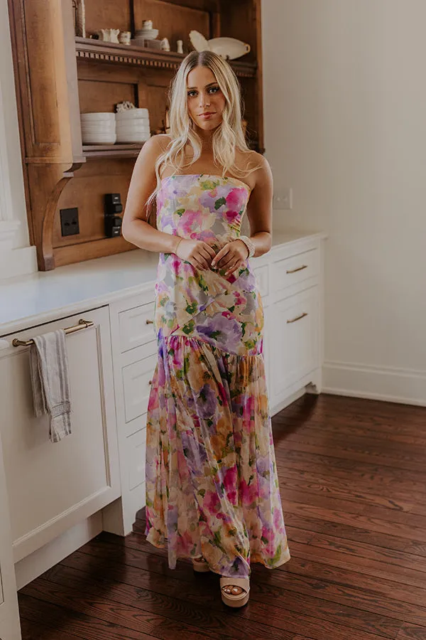 Sunkissed Moment Floral Maxi Dress in Primrose Yellow sold by Impressions product image thumbnail 5