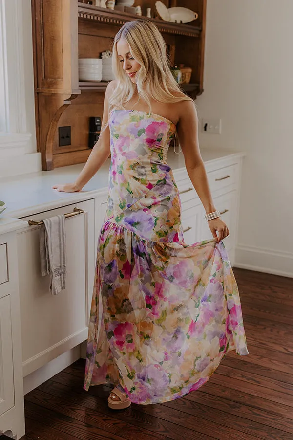 Sunkissed Moment Floral Maxi Dress in Primrose Yellow sold by Impressions product image thumbnail 4