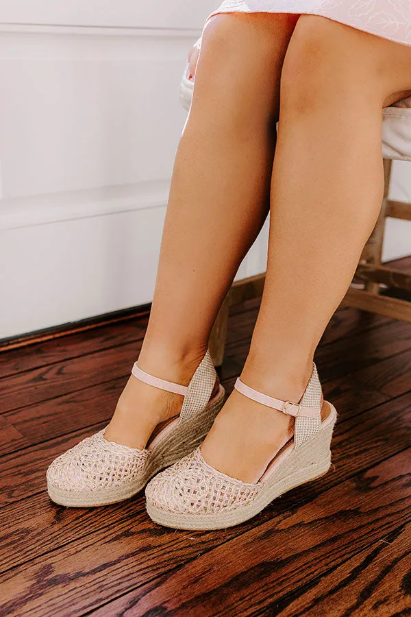 The Carlie Woven Wedge in Light Pink sold by Impressions product image thumbnail 2