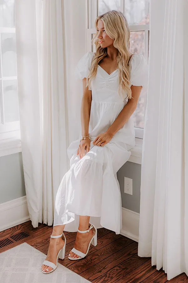 Sweet Serendipity Maxi Dress in White sold by Impressions product image thumbnail 5