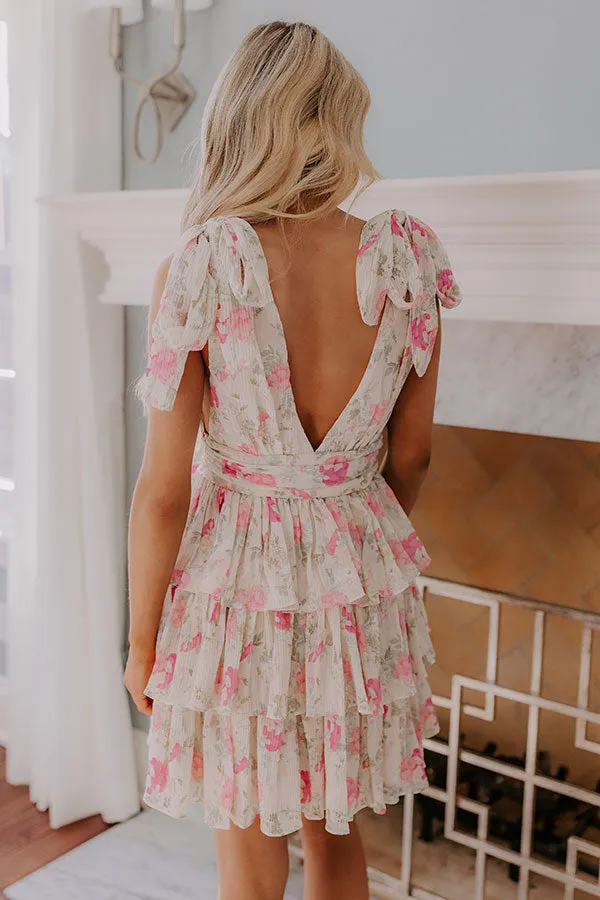 Chateau Vineyard Tiered Mini Dress sold by Impressions product image thumbnail 4