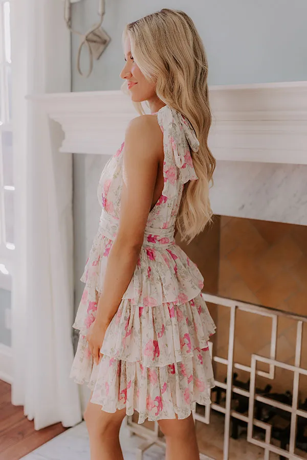 Chateau Vineyard Tiered Mini Dress sold by Impressions product image thumbnail 3