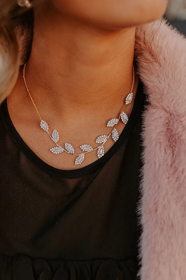 Falling Leaves Cubic Zirconia Necklace sold by Impressions product image thumbnail 3