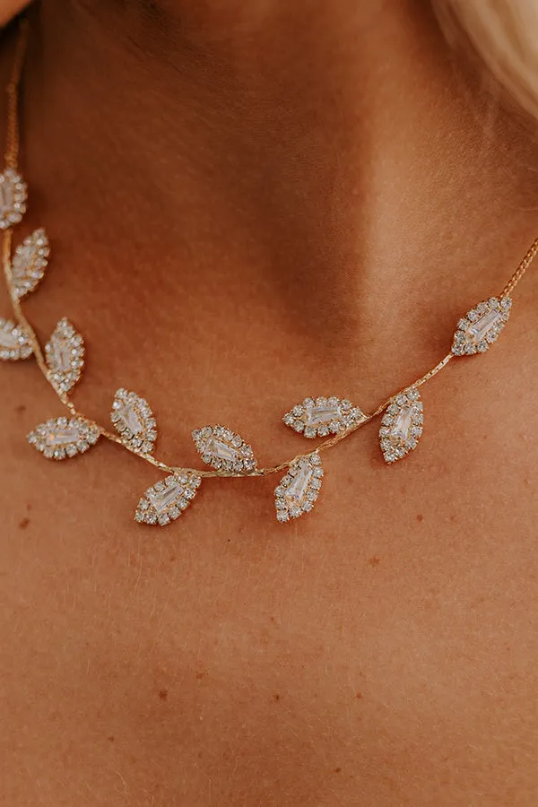 Falling Leaves Cubic Zirconia Necklace sold by Impressions product image thumbnail 2