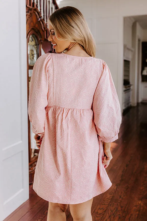 Sweet Magnolia Jacquard Mini Dress sold by Impressions product image thumbnail 4