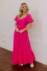 Sweet Serendipity Maxi Dress in Hot Pink sold by Impressions