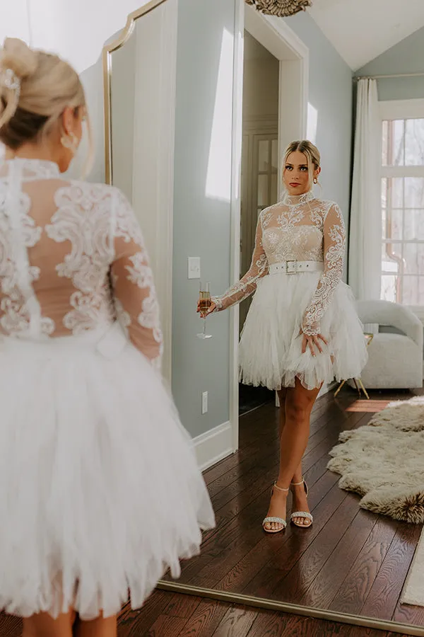 Chapel Bells Embroidered Mini Dress sold by Impressions