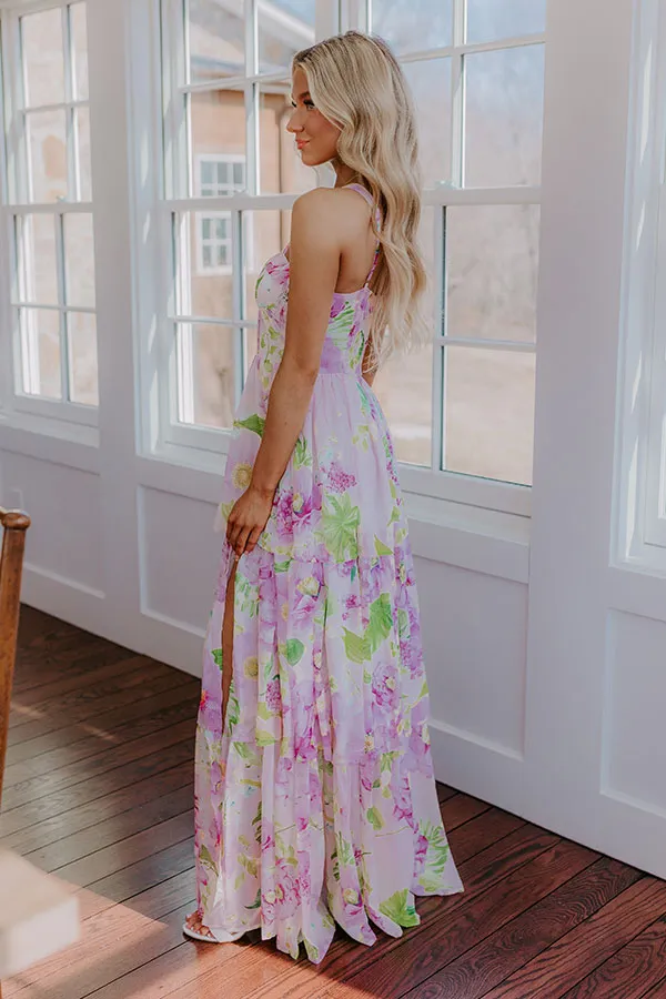 Heartfelt Elegance Floral Tiered Maxi Dress sold by Impressions product image thumbnail 4