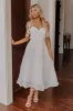 Yes To Forever Eyelet Midi Dress sold by Impressions