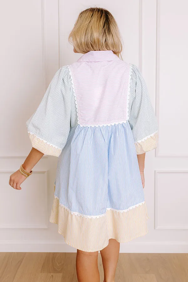 Full Of Joy Color Block Mini Dress sold by Impressions product image thumbnail 4